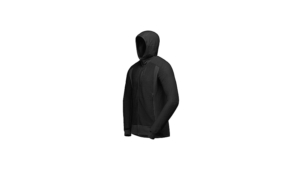 Norrona Falketind Alpha 120 Zip Hooded Jacket - Mens, Caviar, Medium, 1815-20-7718-M