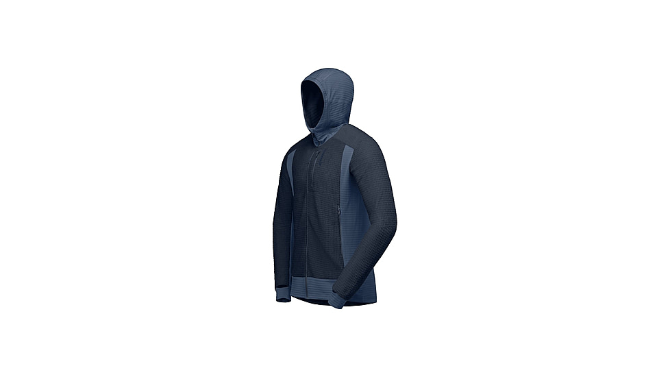 Norrona Falketind Alpha 120 Zip Hooded Jacket - Mens, Indigo Night, Extra Large, 1815-20-2295-XL
