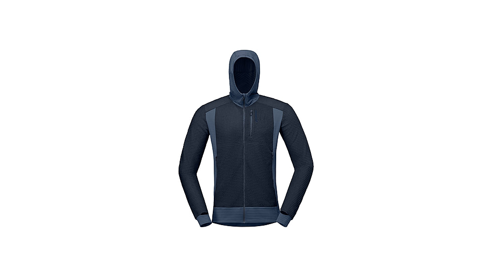 Norrona Falketind Alpha 120 Zip Hooded Jacket - Mens, Indigo Night, Extra Large, 1815-20-2295-XL