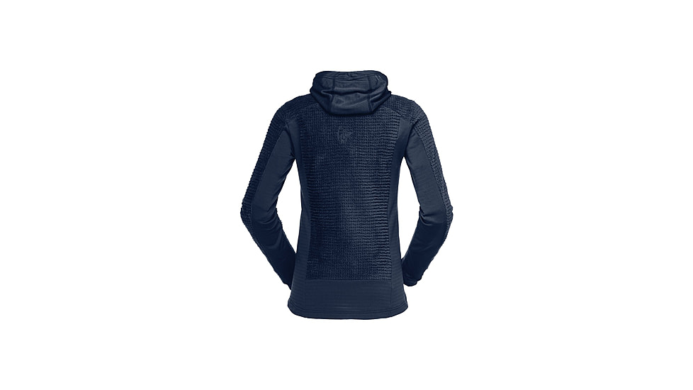 Norrona Falketind Alpha 120 Zip Hooded Jacket - Womens, Indigo Night, Small, 1873-20-2295-S
