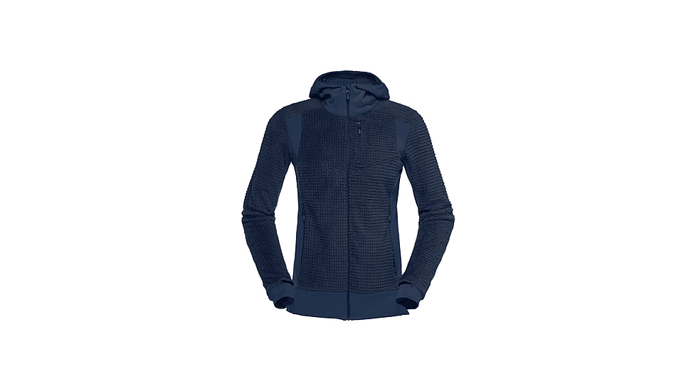 Norrona Falketind Alpha 120 Zip Hooded Jacket - Womens, Indigo Night, Small, 1873-20-2295-S