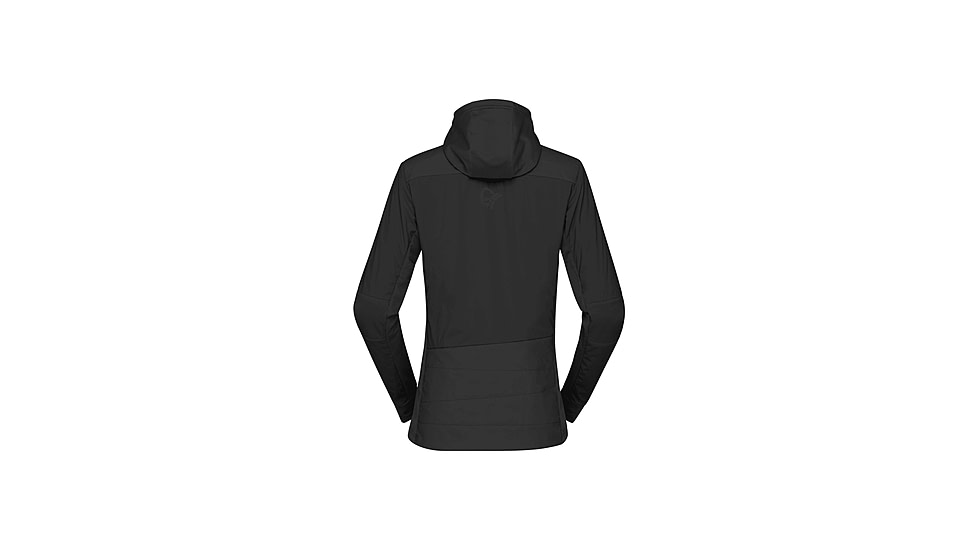 Norrona Falketind Alpha90 Insulated Zip Hood - Womens, Caviar, Extra Small, 1807-23-7718-XS