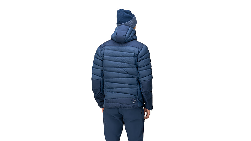 Norrona Falketind Down 750 Hooded Jacket - Mens, Indigo Night, Small, 1833-20-2295-S