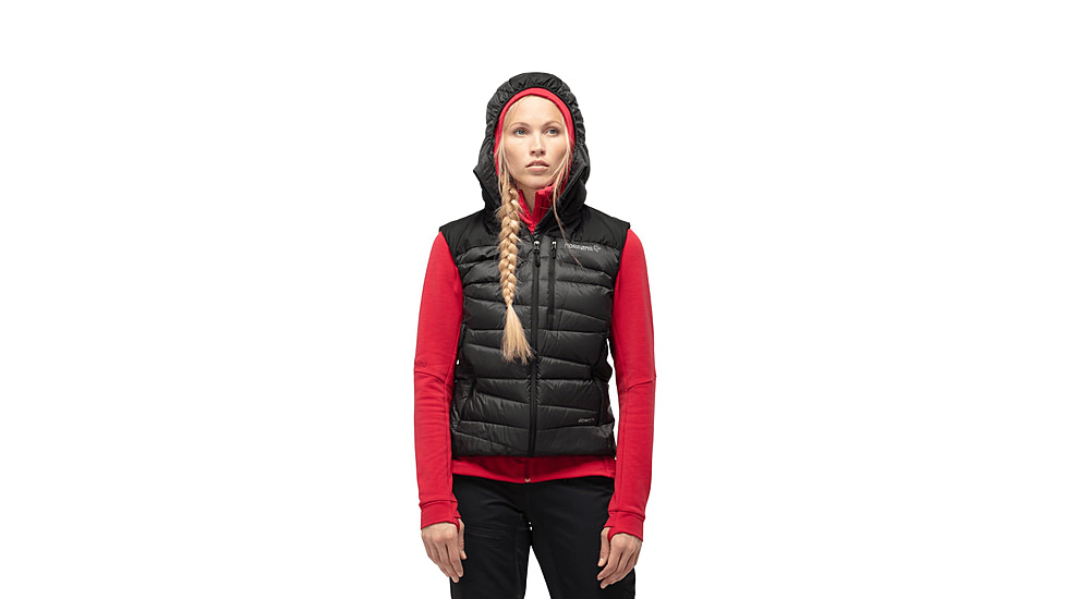 Norrona Falketind Down Vest - Womens, Caviar, Small, 1872-20-7718-S