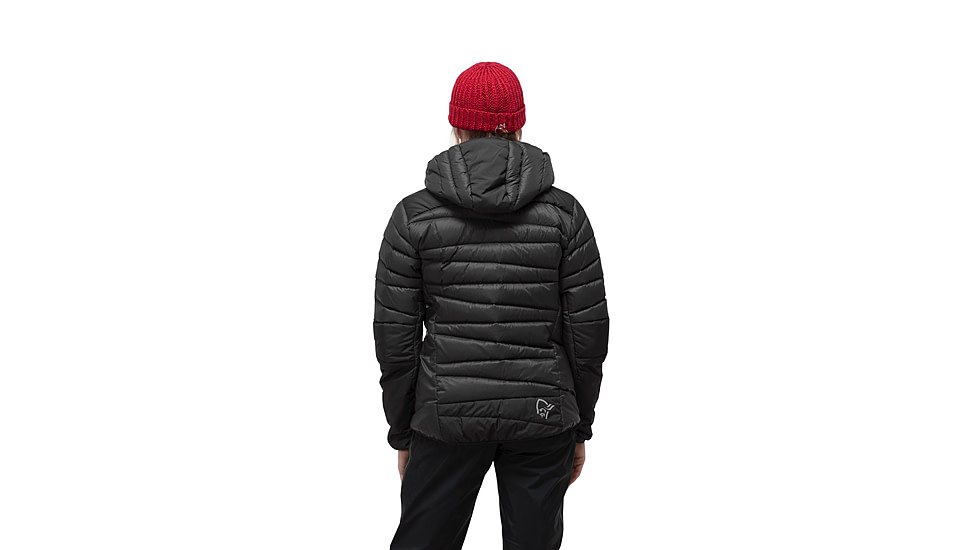 Norrona Falketind Down750 Hooded Jacket - Womens, Caviar, Large, 1870-20-7718-L