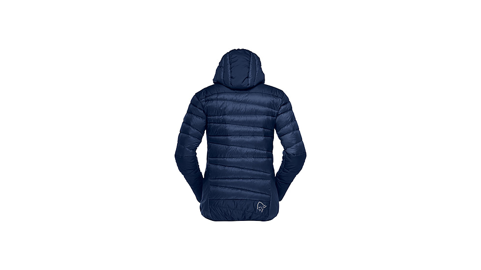 Norrona Falketind Down750 Hooded Jacket - Womens, Indigo Night, Medium, 1870-20-2295-M