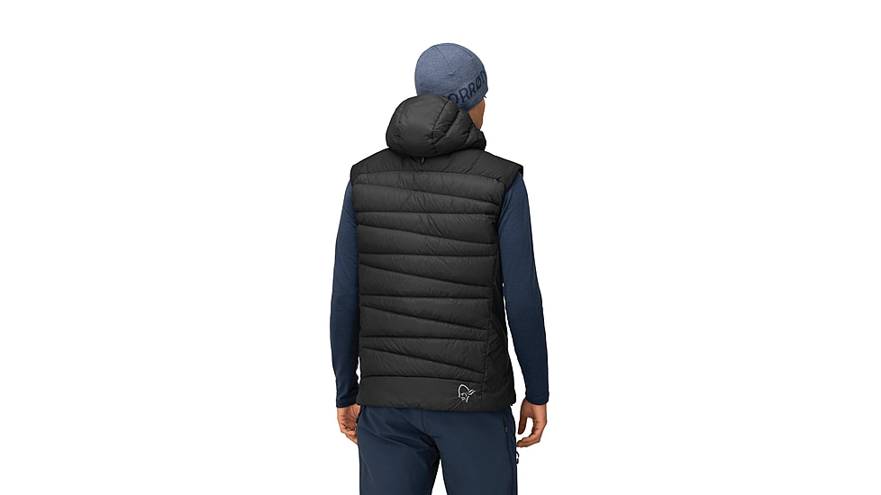 Norrona Falketind Down750 Vest - Mens, Caviar, Large, 1835-20-7718-L