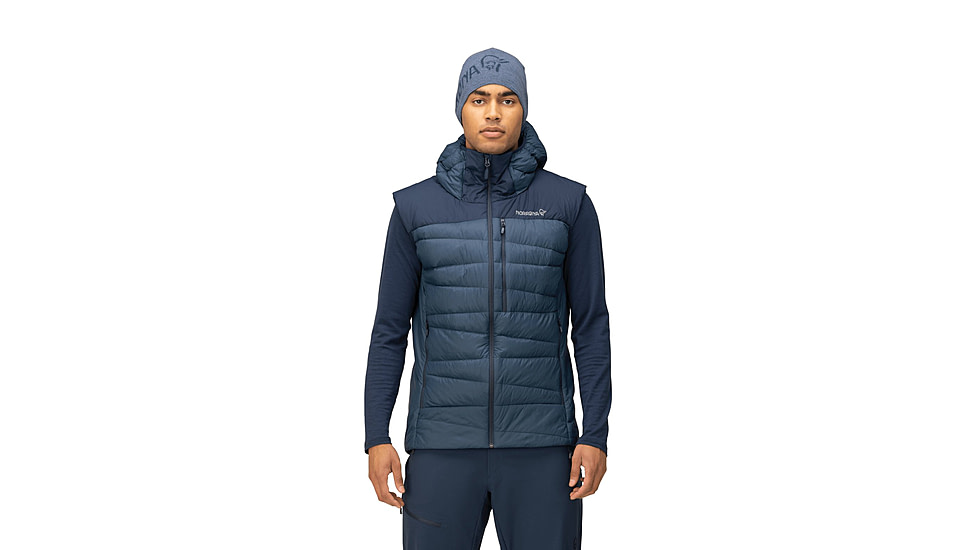 Norrona Falketind Down750 Vest - Mens, Indigo Night, Medium, 1835-20-2295-M