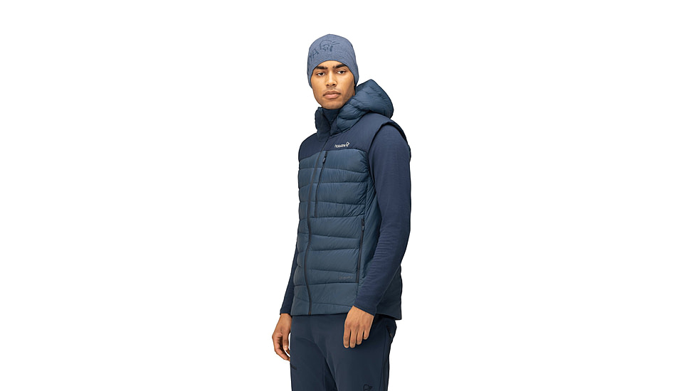 Norrona Falketind Down750 Vest - Mens, Indigo Night, Medium, 1835-20-2295-M