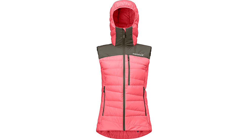 Norrona Falketind Down750 Vest - Womens, Calypso Coral, Extra Small, 1872-20-1262-XS