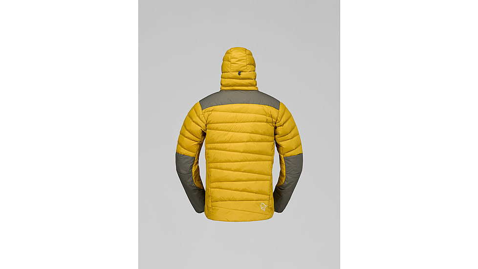 Norrona Falketind Down750 Zip Hood - Mens, Golden Palm, Small, 1833-20-5502-S