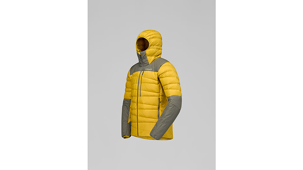 Norrona Falketind Down750 Zip Hood - Mens, Golden Palm, Small, 1833-20-5502-S