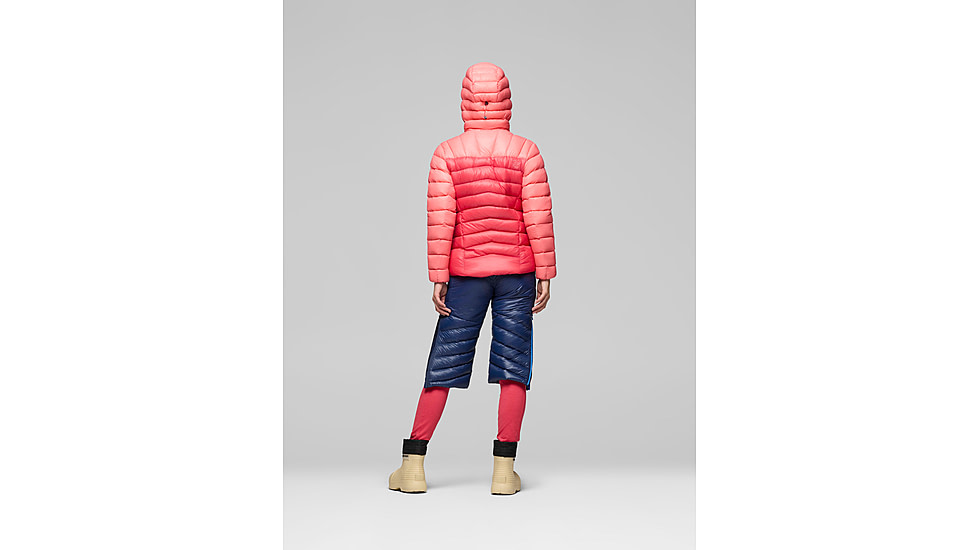 Norrona Falketind Down750 Zip Hood - Womens, Calypso Coral, Extra Small, 1870-20-1262-XS