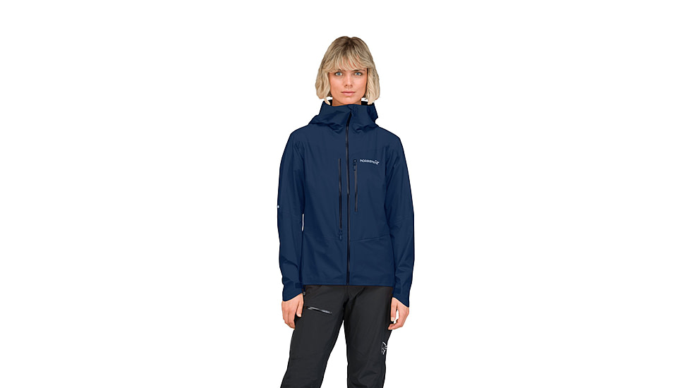 Norrona Falketind Dri1 Jacket - Womens, Indigo Night, Extra Small, 1887-25-2295-XS