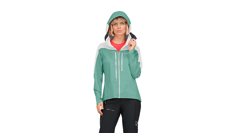 Norrona Falketind Dri1 Jacket - Womens, Malachite Green, Large, 1887-25-3010-L