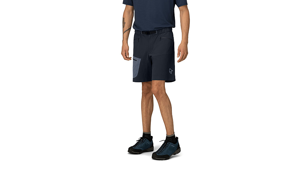 Norrona Falketind Flex1 Light Shorts - Mens, Caviar, Large, 1801-24-7718-L