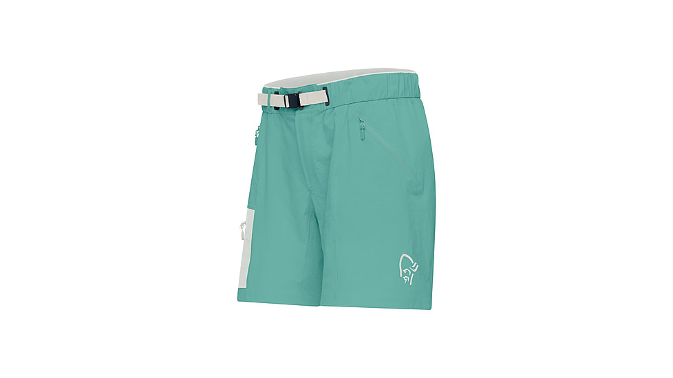 Norrona Falketind Flex1 Light Shorts - Womens, Malachite Green, Small, 1802-24-3010-S