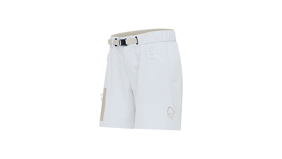 Norrona Falketind Flex1 Light Shorts - Womens, Snow White, Small, 1802-24-9928-S