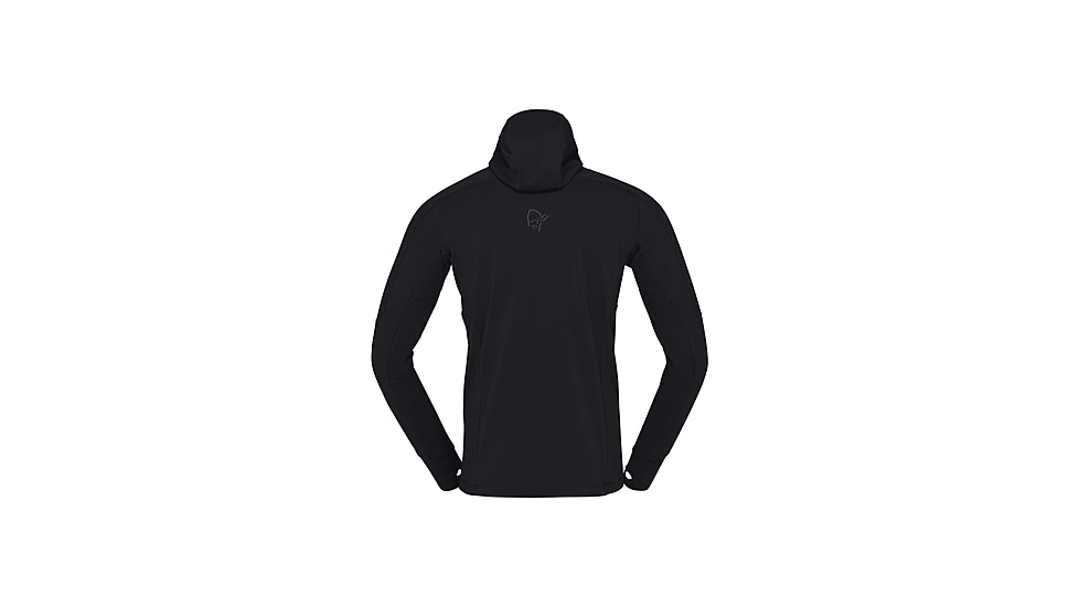 Norrona Falketind Power Grid Hooded Jacket - Mens, Caviar, Medium, 1810-23-7718-M