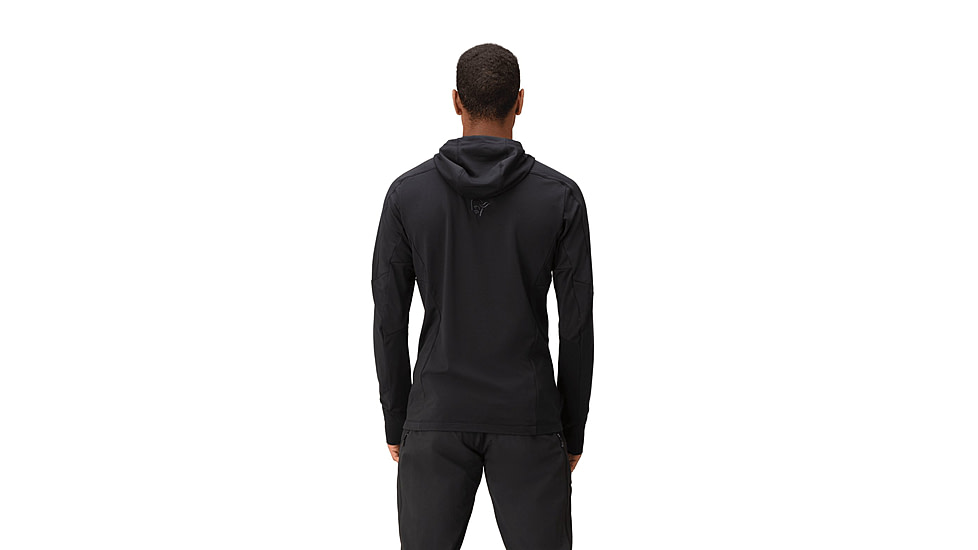 Norrona Falketind Power Grid Hooded Jacket - Mens, Caviar, Medium, 1810-23-7718-M