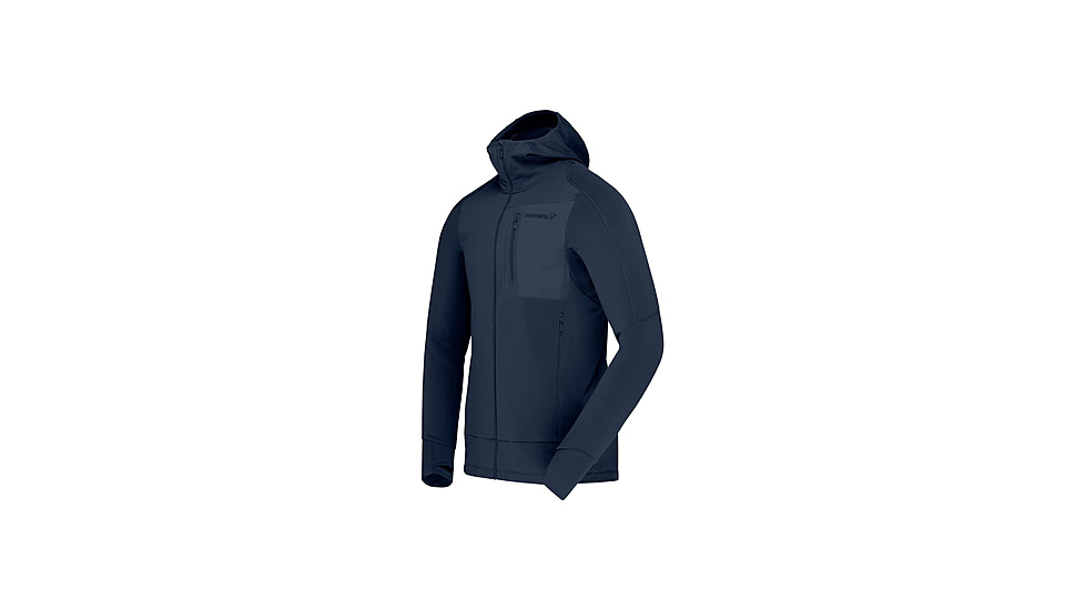 Norrona Falketind Power Grid Hooded Jacket - Mens, Indigo Night, Small, 1810-23-2295-S