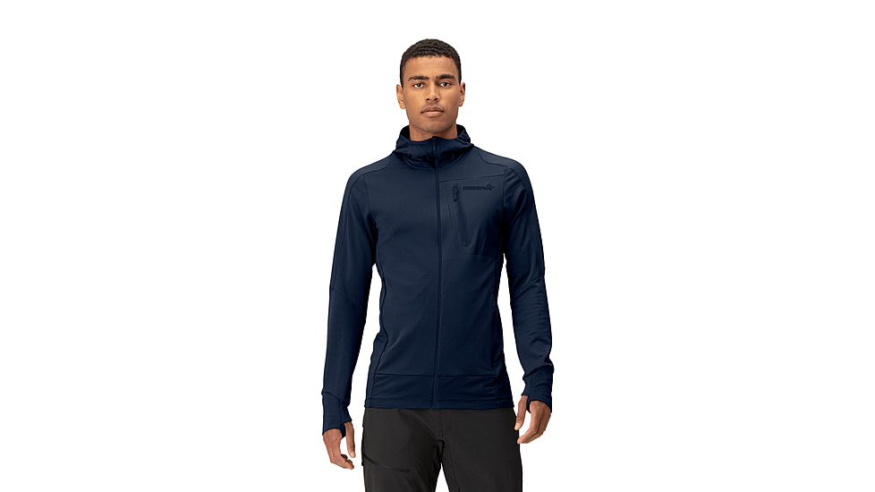 Norrona Falketind Power Grid Hooded Jacket - Mens, Indigo Night, Small, 1810-23-2295-S