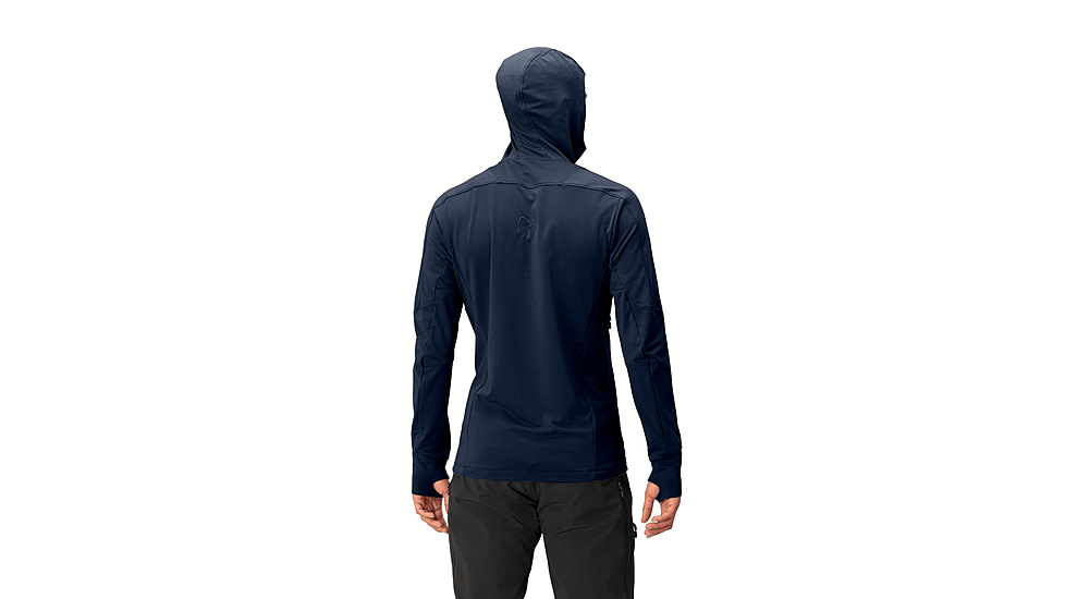 Norrona Falketind Power Grid Hooded Jacket - Mens, Indigo Night, Small, 1810-23-2295-S