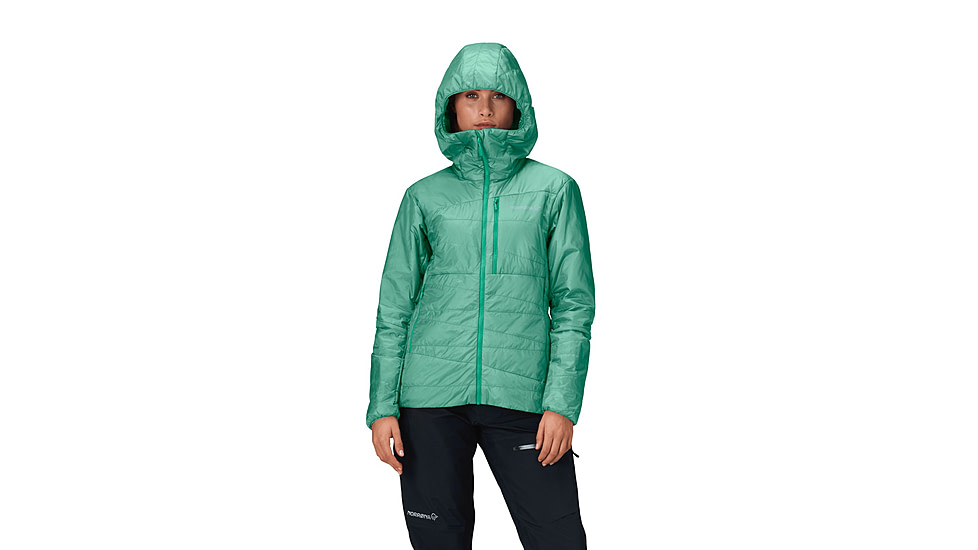 Norrona Falketind Thermo40 Hooded Jacket - Womens, Malachite Green, Medium, 1820-24-3010-M