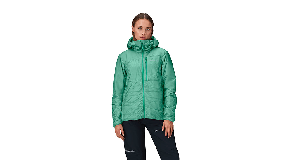 Norrona Falketind Thermo40 Hooded Jacket - Womens, Malachite Green, Medium, 1820-24-3010-M