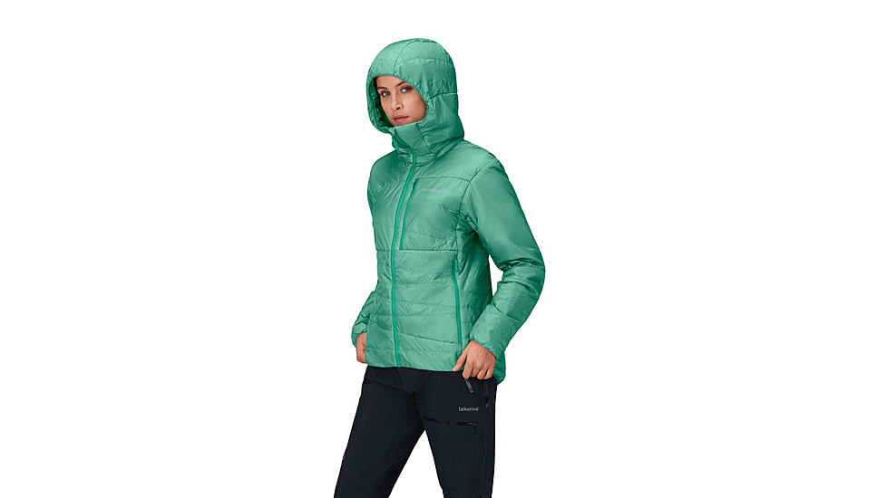 Norrona Falketind Thermo40 Hooded Jacket - Womens, Malachite Green, Medium, 1820-24-3010-M