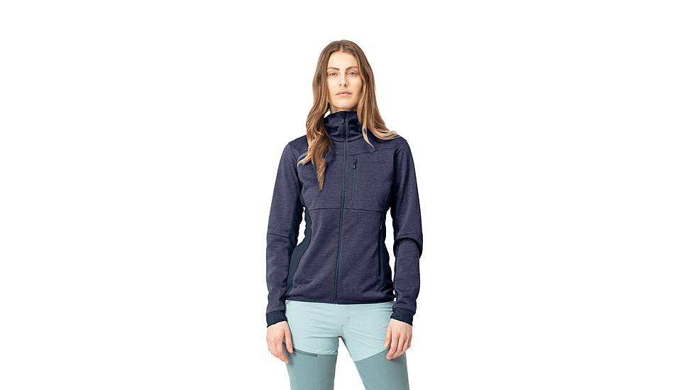 Norrona Falketind Warm2 Octa Hoodie - Womens, Indigo Night, Extra Large, 1816-22-2295-XL