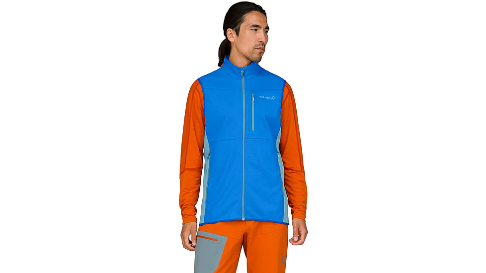 Norrona Falketind Warm2 Octa Vest - Men's, Skydiver, Large, 1889-25-2336-L