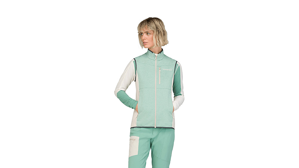 Norrona Falketind Warm2 Octa Vest - Womens, Malachite Green, Extra Small, 1890-25-3010-XS