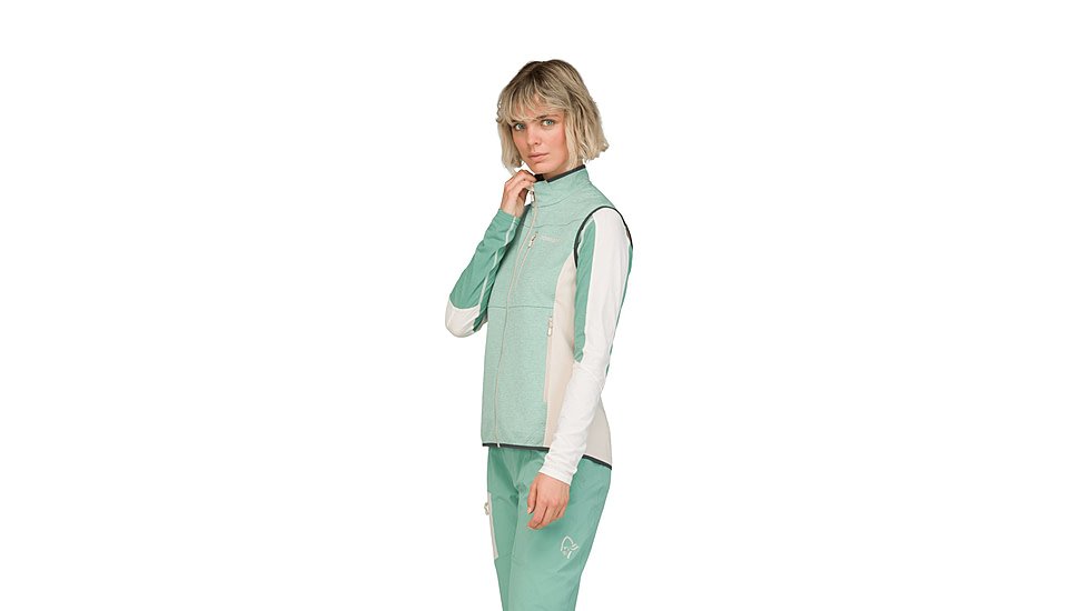 Norrona Falketind Warm2 Octa Vest - Womens, Malachite Green, Extra Small, 1890-25-3010-XS