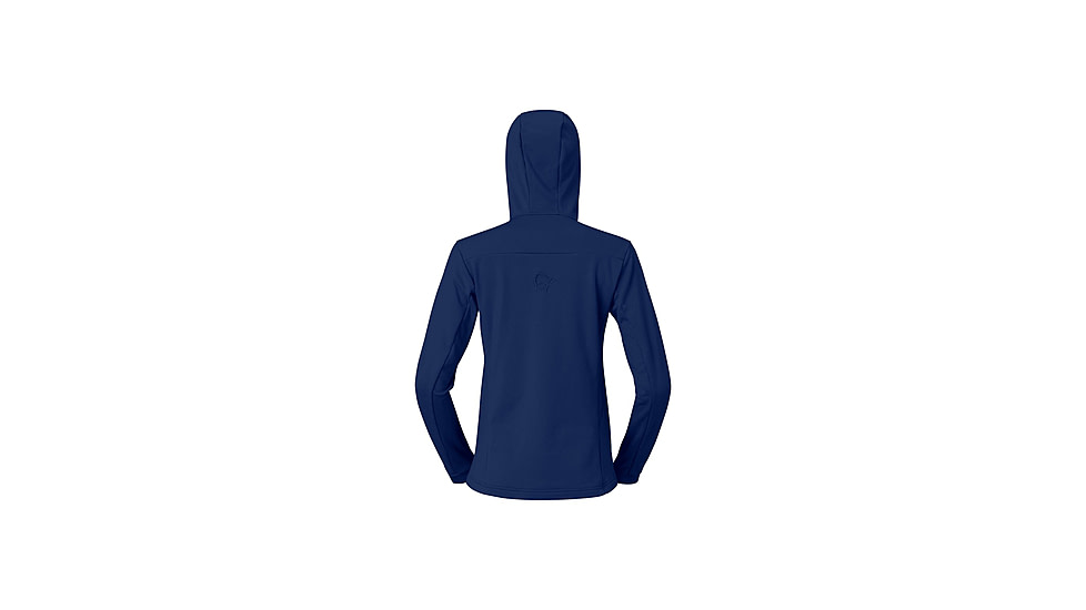 Norrona Falketind Warm2 Stretch Hood Jacket - Womens, Indigo Night, Extra Small, 1845-24-2295-XS