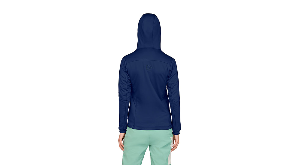 Norrona Falketind Warm2 Stretch Hood Jacket - Womens, Indigo Night, Extra Small, 1845-24-2295-XS