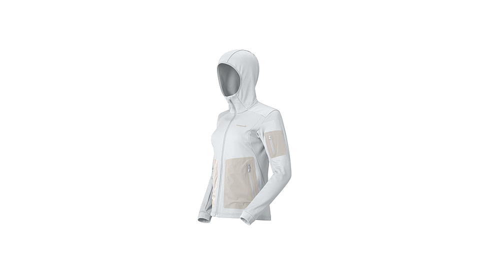 Norrona Falketind Warm2 Stretch Hood Jacket - Womens, Snow White, Extra Small, 1845-24-9928-XS