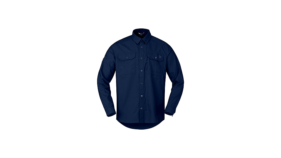 Norrona Femund Cotton Shirt - Mens, Navy Blazer, Large, 2669-25-2016-L