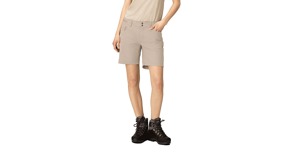 Norrona Femund Cotton Shorts - Womens, Pure Cashmere, Extra Small, 2690-24-9001-XS