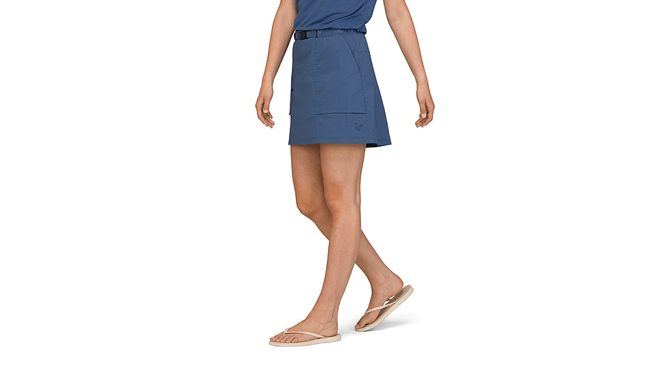 Norrona Femund Cotton Skirt - Womens, Vintage Indigo, Medium, 2680-25-2308-M