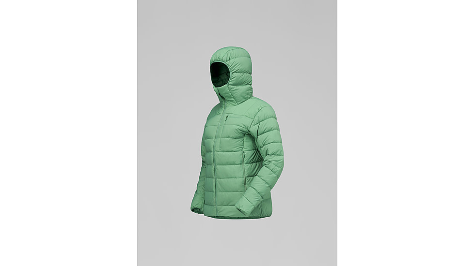 Norrona Femund Down700 Zip Hood - Womens, Dark Ivy, Large, 2651-25-3886-L