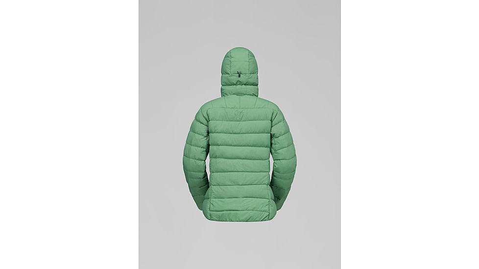 Norrona Femund Down700 Zip Hood - Womens, Dark Ivy, Large, 2651-25-3886-L