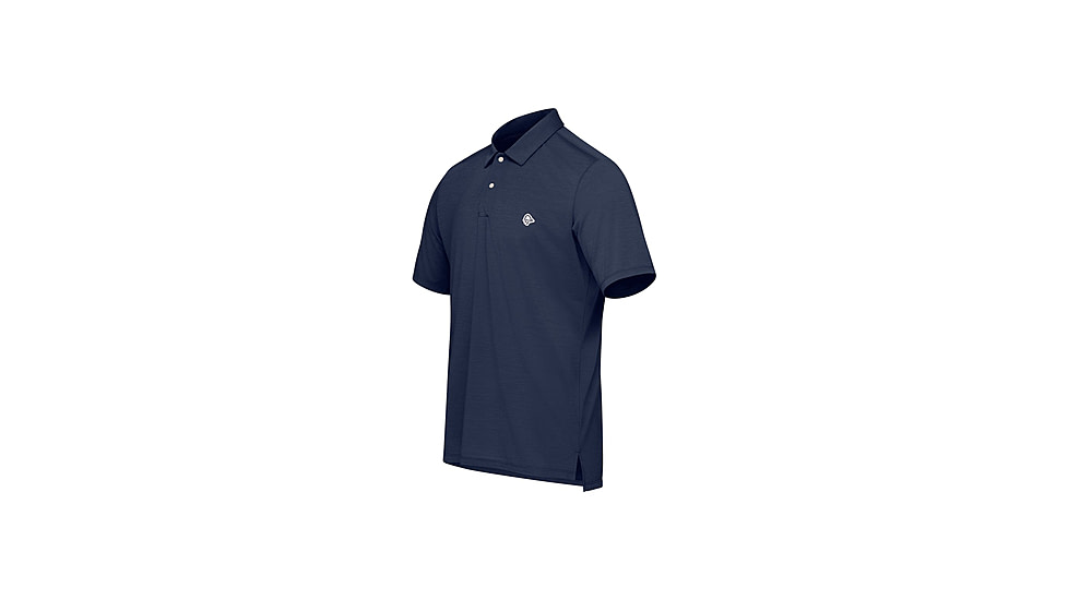 Norrona Femund Equaliser Merino Polo Shirt - Mens, Indigo Night, Large, 2683-24-2295-L