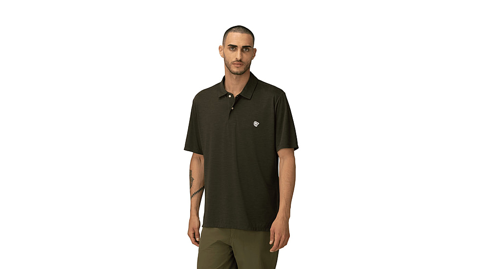 Norrona Femund Equaliser Merino Polo Shirt - Mens, Rosin, Large, 2683-24-3001-L