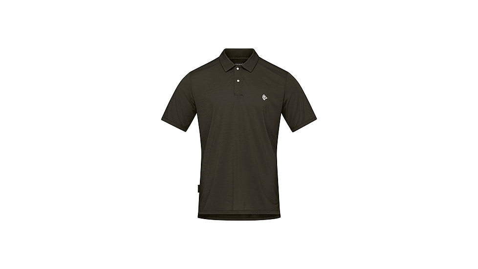 Norrona Femund Equaliser Merino Polo Shirt - Mens, Rosin, Large, 2683-24-3001-L