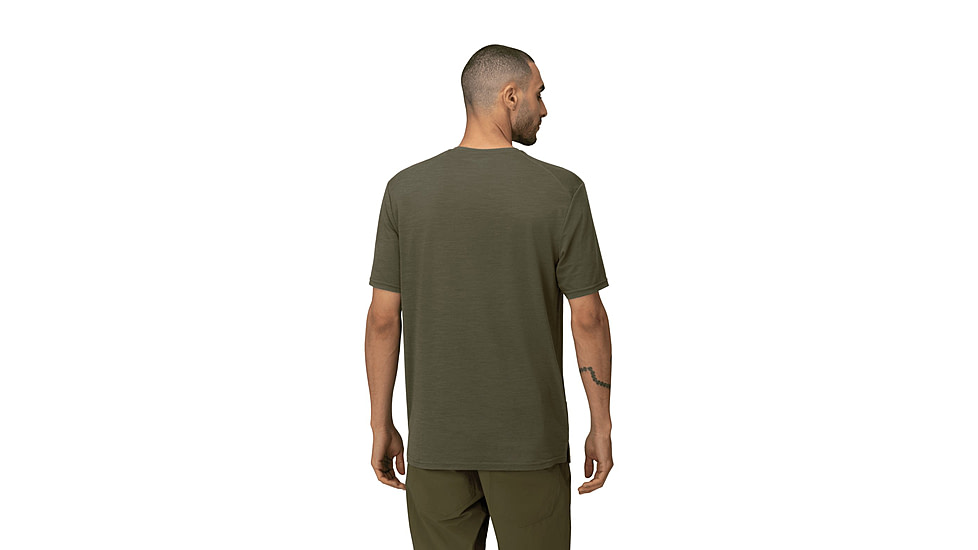 Norrona Femund Equaliser Merino T- Shirt - Mens, Olive Night, Large, 2649-24-3301-L
