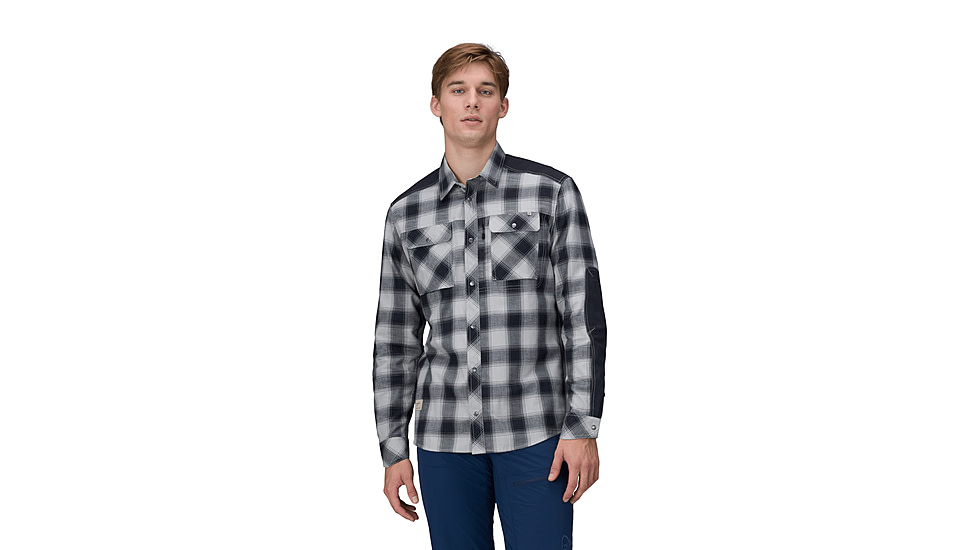 Norrona Femund Flannel Shirt - Mens, Drizzle, Extra Large, 2640-24-2301-XL