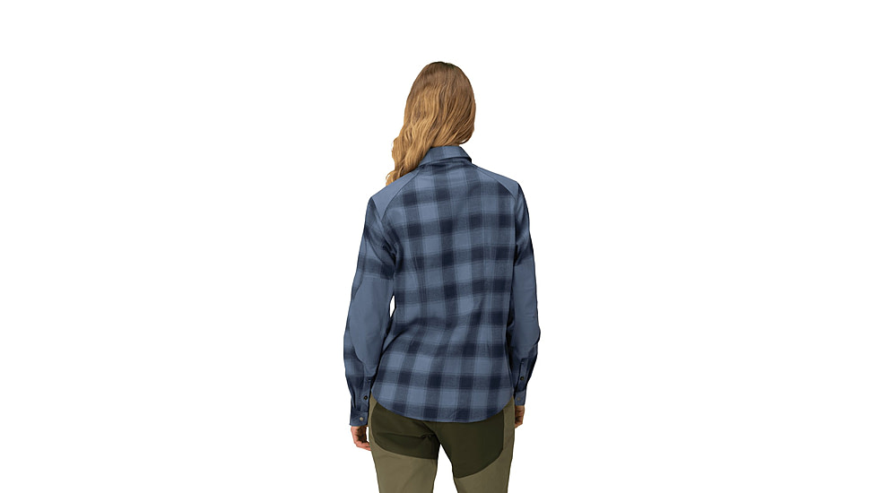 Norrona Femund Flannel Shirt - Womens, Navy Blazer, Extra Small, 2654-24-2016-XS