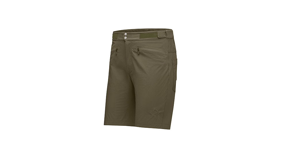 Norrona Femund Flex1 Lightweight Shorts - Mens, Olive Night, Medium, 2686-24-3301-M