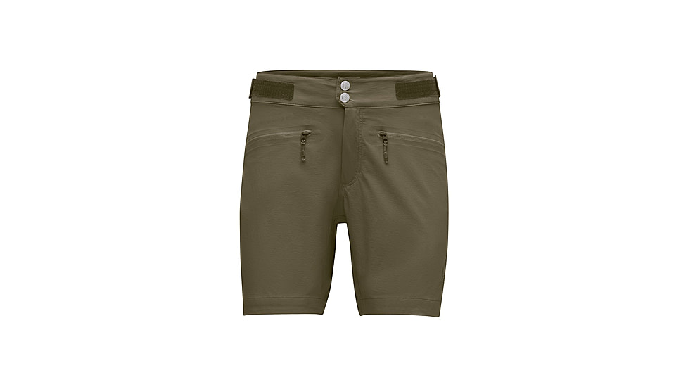 Norrona Femund Flex1 Lightweight Shorts - Womens, Olive Night, Medium, 2692-24-3301-M